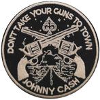 Johnny Cash Don't Take Your Guns patch officiële merchandise, Nieuw, Ophalen of Verzenden, Kleding