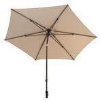 4 Seasons Azzurro stokparasol Ø300 cm beach solefin - Wenge, Tuin en Terras, Partytenten, Verzenden, Nieuw
