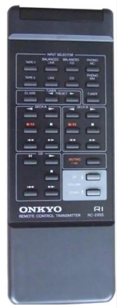 Afstandsbediening Onkyo rc-235s, Audio, Tv en Foto, Afstandsbedieningen, Origineel, Nieuw, Ophalen of Verzenden