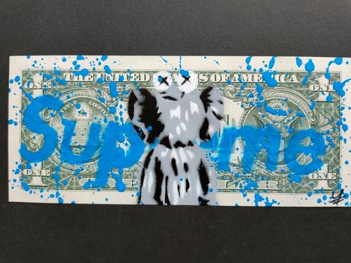 WhyCreationz (CX-XXI)- KAWS x Supreme - BFF Buck - Blue, Antiek en Kunst, Kunst | Litho's en Zeefdrukken, Verzenden