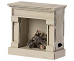Maileg - Miniatuur Haard voor in poppenhuis (8,5 cm) - Off, Nieuw