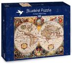 Antique World Map Puzzel (1000 stukjes) | Bluebird Puzzle -, Verzenden, Nieuw