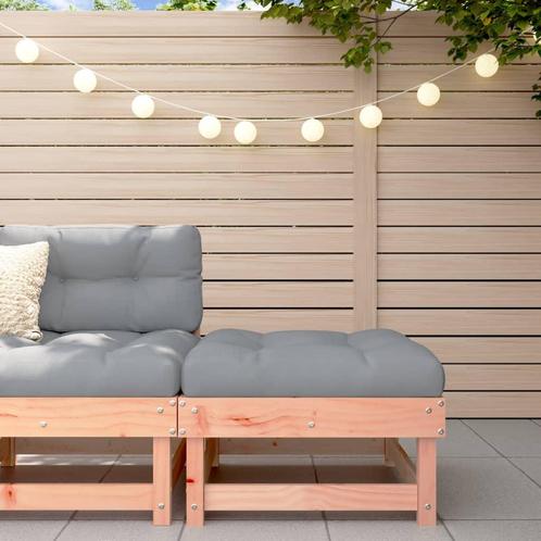 vidaXL Tuinvoetenbank met kussen massief douglashout, Tuin en Terras, Tuinsets en Loungesets, Nieuw, Verzenden