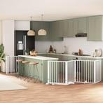 vidaXL Hondenhek inklapbaar met deur 10 panelen 800cm, Dieren en Toebehoren, Verzenden, Nieuw