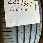 2 x Continental EcoContact 6 225-60-18 Zomerbanden 5mm, Auto-onderdelen, Banden en Velgen, 18 inch, Gebruikt, Ophalen of Verzenden