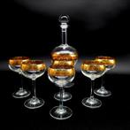 MAESTRI MURANESI - Drinkservies voor 6 (7) - GOLDEN - 24 kt, Antiek en Kunst