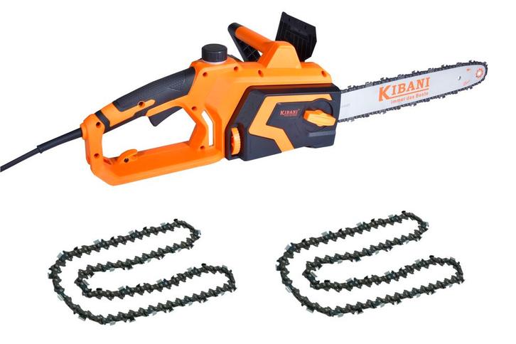 Kibani Kettingzaag Elektrisch Plus 1 Extra Ketting ! – 1800, Tuin en Terras, Hand-tuingereedschap, Nieuw