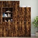 vidaXL Opbergkast smal 40x42,5x225 cm bewerkt hout gerookt, Minder dan 50 cm, Nieuw, 25 tot 50 cm, Overige houtsoorten