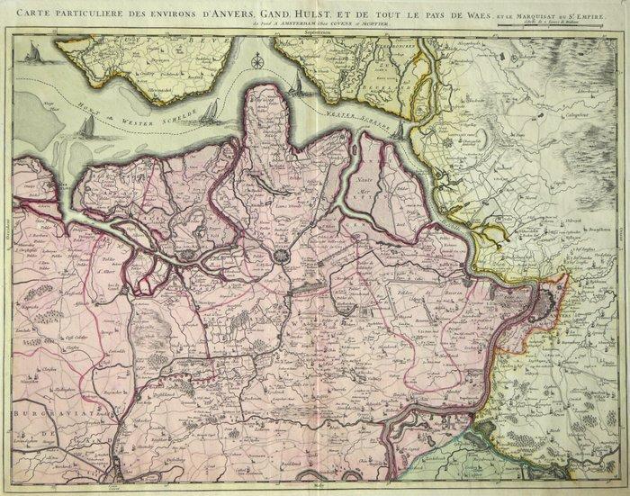 Belgie & Nederland - Oost Vlaanderen / Zeeuws Vlaanderen /, Boeken, Atlassen en Landkaarten