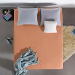 Home Care HC Hoeslaken Dubbel Stretch - Pastel Oranje, Eenpersoons, Verzenden, Hoeslaken of Sloop, Nieuw