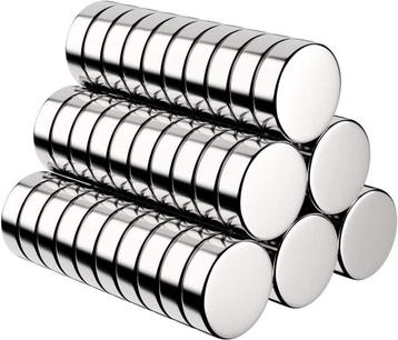 Neodymium magneten - 60 stuks - Rond - Extreem sterk - 10 x beschikbaar voor biedingen