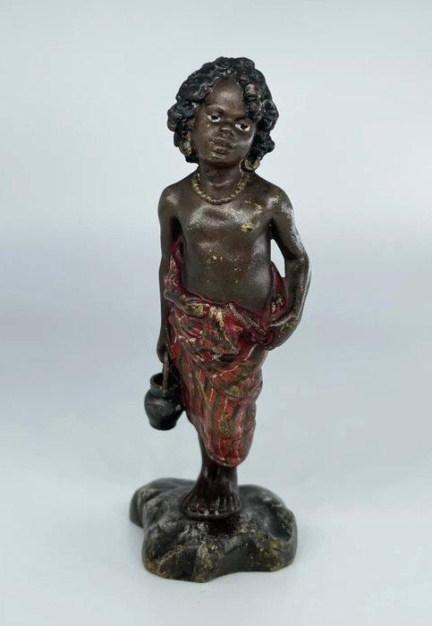 Franz Bergmann - Figuur - Arab Girl - Koud geverfd brons, Antiek en Kunst, Antiek | Keramiek en Aardewerk