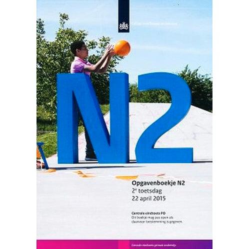 Centrale Eindtoets opgavenboekje N2 2015, Boeken, Schoolboeken, Nieuw, Verzenden