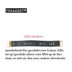 Samsung Galaxy A20s Moederbord Connector Flex Kabel, Verzenden, Nieuw