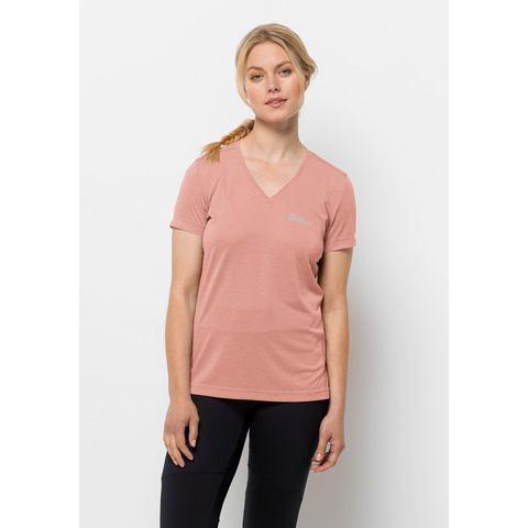 Jack Wolfskin Shirt met V-hals CROSSTRAIL T WOMEN, Kleding | Dames, T-shirts, Nieuw, Verzenden