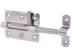 Starx deurgrendel met ronde schoot en sluitlus 80 mm rvs, Verzenden, Nieuw