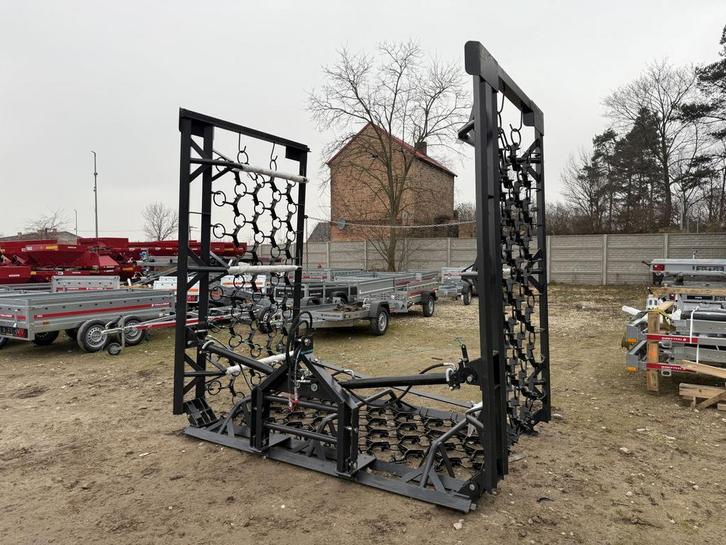 Hydr. Opklapbare Weidesleep 8-m 4-Rijig met 2-Cilinders, Zakelijke goederen, Agrarisch | Werktuigen, Verzenden