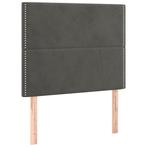 Donkergrijs Hoofdbord 100cm - OP = OP! Stijlvolle Slaapkamer, Klassiek, Nieuw, Ophalen of Verzenden, 100 cm