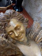 Goldscheider - Buste, Jeune Femme - 62 cm - Terracotta, Antiek en Kunst, Antiek | Glas en Kristal