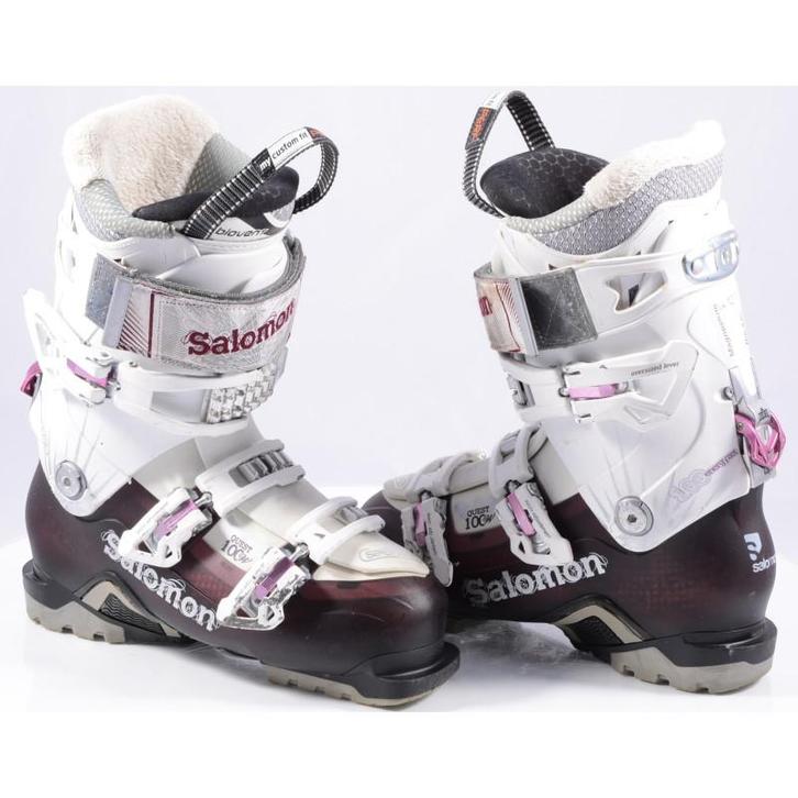 38 38,5 dames skischoenen SALOMON QUEST 100 W, Ski/Walk, Ene, Sport en Fitness, Skiën en Langlaufen, Gebruikt, Verzenden