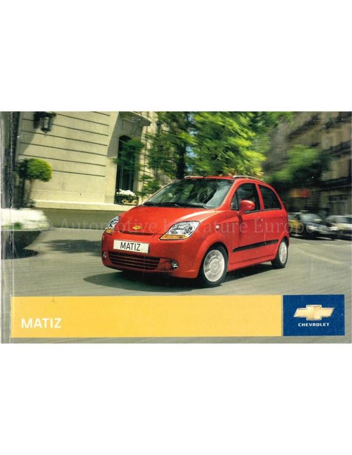 2008 CHEVROLET MATIZ INSTRUCTIEBOEKJE NEDERLANDS, Auto diversen, Handleidingen en Instructieboekjes