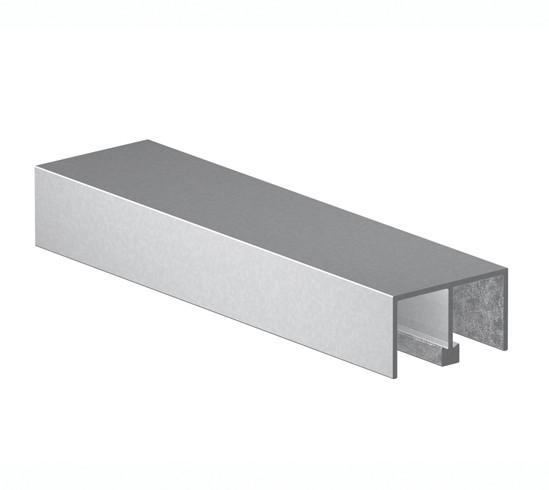 Geleidingsprofiel dubbel boven-3500 mm, Doe-het-zelf en Verbouw, Kozijnen en Schuifpuien, Nieuw, Ophalen of Verzenden