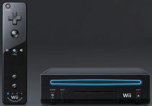 Nintendo Wii Family Edition Zwart-Incl. MotionPlus (Wii), Spelcomputers en Games, Spelcomputers | Nintendo Wii, Zo goed als nieuw