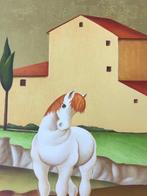 Masi Roberto 1940-2011 - Cavallo bianco, Antiek en Kunst, Antiek | Overige Antiek