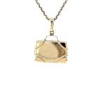 Gouden koffer hanger 14 krt, Ophalen of Verzenden, Nieuw