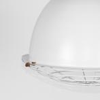 LABEL51 - Hanglamp Rootz - Wit Metaal - Naturel Mangohout