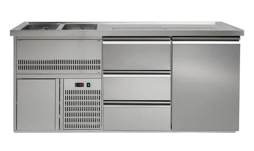 GGM Gastro | Biertoog Premium PLUS - 1950x700mm - 1 deur & 3, Zakelijke goederen, Horeca | Meubilair en Inrichting, Nieuw in verpakking