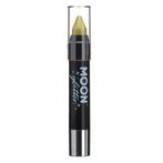 Moon Glitter Holographic Body Crayons Gold 3.2g, Verzenden, Nieuw