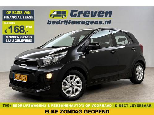 Kia Picanto 1.0 MPi DynamicPlusLine Airco Camera Carplay Nav, Auto's, Kia, Te koop, Handgeschakeld, Financial lease, Benzine, Zwart