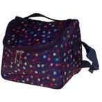 Koeltasje / Lunchtasje - Blauw met Gekleurde Tulpjes - Isola, Ophalen of Verzenden, Nieuw, Blauw
