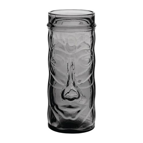 Utopia Tahiti tiki glazen rookgrijs 45cl (6 stuks), Huis en Inrichting, Keuken | Bestek, Verzenden