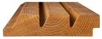 Dubbel Triple Gevelbekleding Thermowood Thermo grenen hout, Nieuw, Plank, Ophalen of Verzenden, 25 tot 50 mm