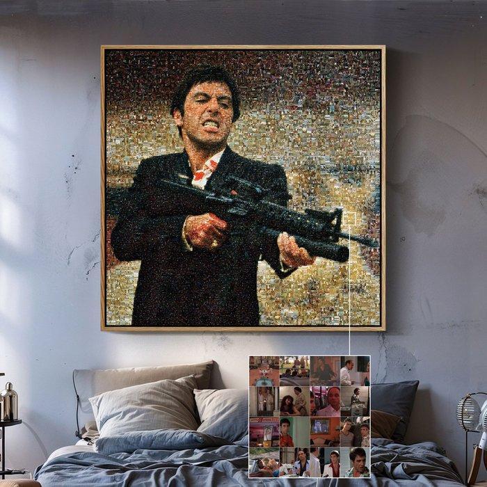 NicDA - SCARFACE . Little Friend . XL 1m² No AI No Reserve, Antiek en Kunst, Kunst | Designobjecten
