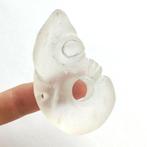 Oud Tibeto-Chinees Archaic Glass Varken Draak Kraal Talisman