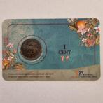 Nederland. Historische Coincard Wilhelmina. 1 Cent 1928