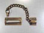 Deurketting, brons antiek, Doe-het-zelf en Verbouw, Verzenden, Nieuw