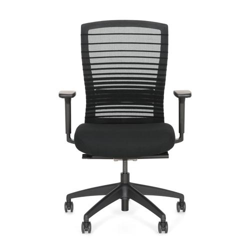 Goede Ergonomische bureaustoel Airgo Zwart, Huis en Inrichting, Bureaus, Ophalen of Verzenden