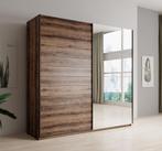Kledingkast Eiken 200x57x210 cm Garderobekasten, Stoer, Nieuw, 50 tot 75 cm, Verzenden