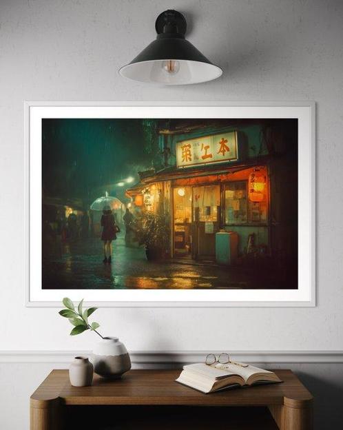 La chibroneuse - Soirée à Shinjuku - XL, Antiek en Kunst, Kunst | Schilderijen | Modern