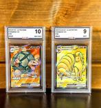 Pokémon - 2 Graded card - **GOLEM EX and NINETALES EX 151**, Nieuw