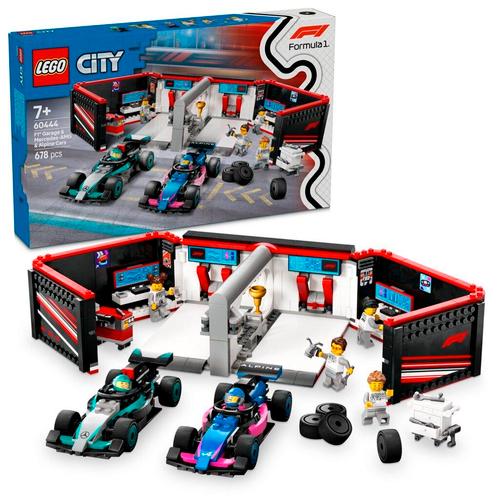 LEGO City 60444 F1 Garage met Mercedes-AMG en Alpine Autos, Kinderen en Baby's, Speelgoed | Duplo en Lego, Nieuw, Verzenden