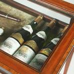 Strak mahoniehouten vitrinetafeltje of juwelen tafeltje met, Antiek en Kunst, Ophalen of Verzenden