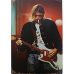 Wandbord reclamebord concert muziek Kurt Cobain bord, Verzamelen, Posters, Ophalen of Verzenden, Nieuw, A4 of kleiner, Rechthoekig Staand