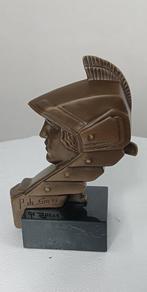 sculptuur, Mythology mascotte Minerva brons - 17 cm - Brons,, Antiek en Kunst