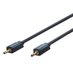 3.5 mm jack kabel | Clicktronic | 5 m (Stereo, Verguld), Audio, Tv en Foto, Audiokabels en Televisiekabels, Verzenden, Nieuw