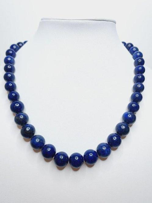 Zonder Minimumprijs - Halsketting - 18 karaat Witgoud Lapis, Sieraden, Tassen en Uiterlijk, Kettingen